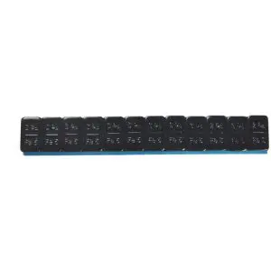 Adhesive weight 12x5 100pcs 6kg black coated