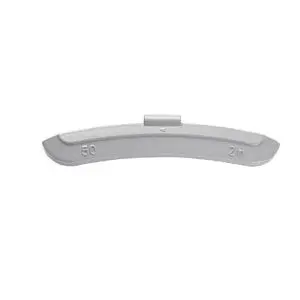 Wheel weight zinc 50gr steel rim gray 50pcs