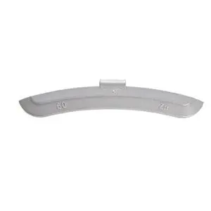 Wheel weight zinc 60gr steel rim gray 50pcs