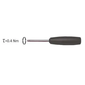 Valve core screwdriver with built-in 0.4nm torque meter