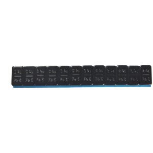 Adhesive weight 12x5 100pcs 6kg black coated