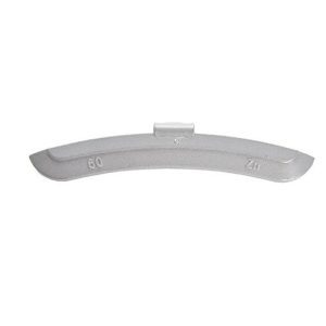Wheel weight zinc 60gr steel rim gray 50pcs