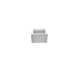 Wheel weight zinc 10gr alu rim gray 100pcs