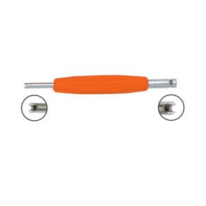 Valve core screwdriver double ended