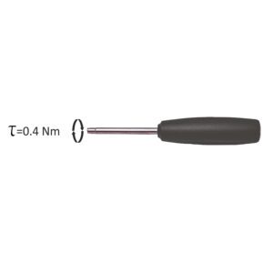 Valve core screwdriver with built-in 0.4nm torque meter